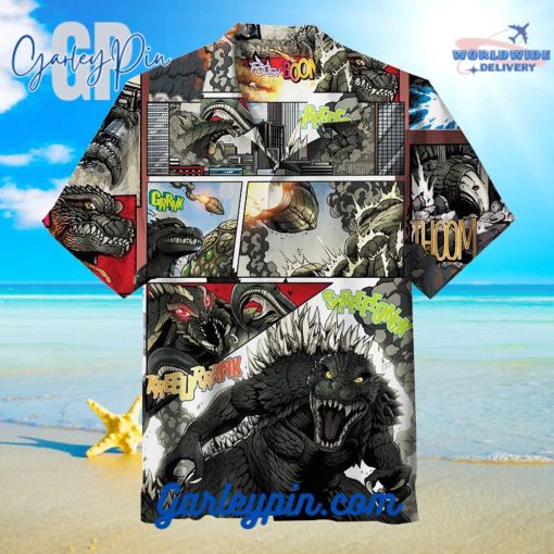 Godzilla Hawaiian Shirt