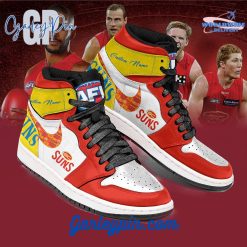 Gold Coast Suns Custom Name Air Jordan 1 Sneaker