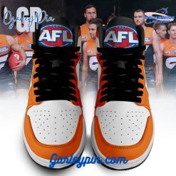 Greater Western Sydney Giants Custom Name Air Jordan 1 Sneaker