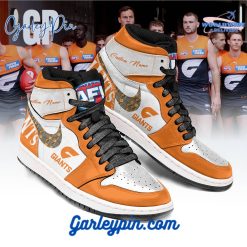 Greater Western Sydney Giants Custom Name Air Jordan 1 Sneaker