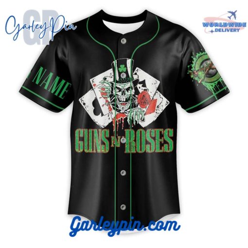 Gun n Rose Custom Name Baseball Jersey