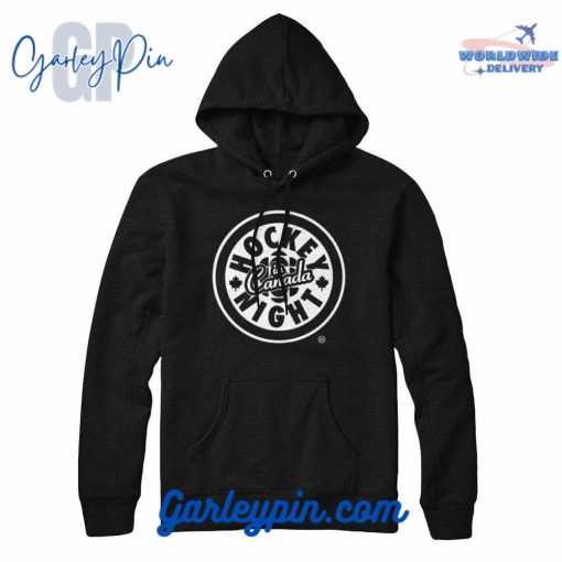 Hockey Night In Canada White Logo Black Hoodie