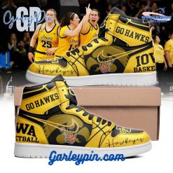 Iowa Hawkeyes Women's Basketball Air Jordan 1 Sneaker