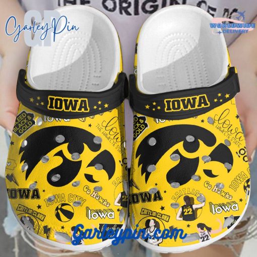 Iowa Hawkeyes Women’s Basketball Custom Name Crocs