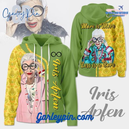 Iris Apfel More Is More Hoodie