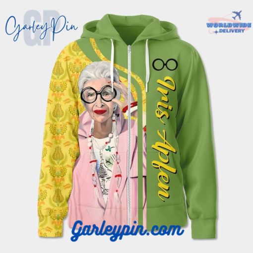 Iris Apfel More Is More Hoodie