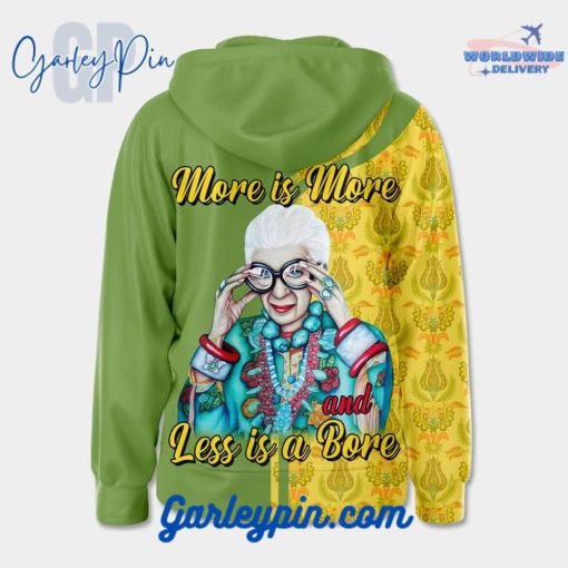 Iris Apfel More Is More Hoodie