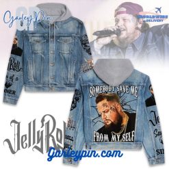 Jelly Roll Somebody Save Me From Myself Denim Jacket