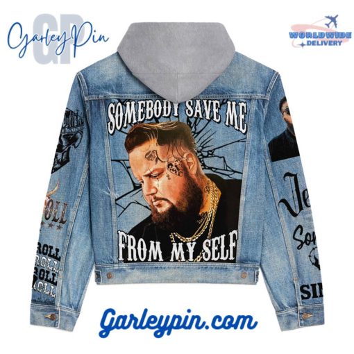 Jelly Roll Somebody Save Me From Myself Denim Jacket