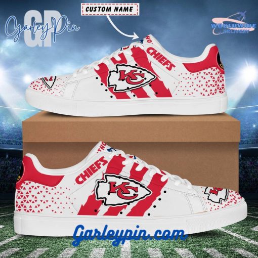 Kansas City Chiefs Custom Name Stan Smith Shoes