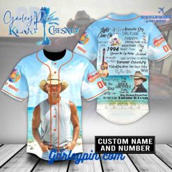Kenny Chesney Custom Name Baseball Jersey