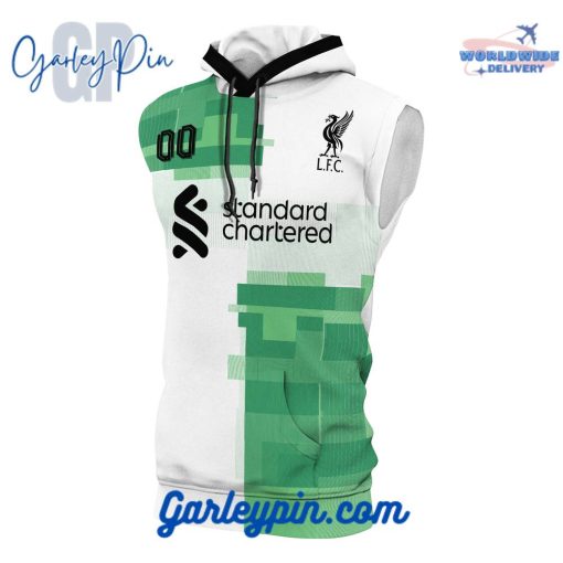 Liverpool Away Kits Custom Name Sleeveless Hoodie