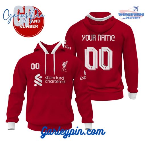 Liverpool Home Kits Custom Name Hoodie