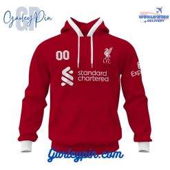 Liverpool Home Kits Custom Name Hoodie
