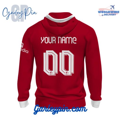 Liverpool Home Kits Custom Name Hoodie