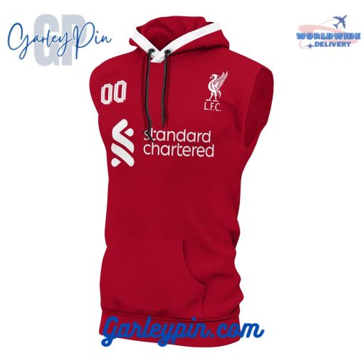 Liverpool Home Kits Custom Name Sleeveless Hoodie