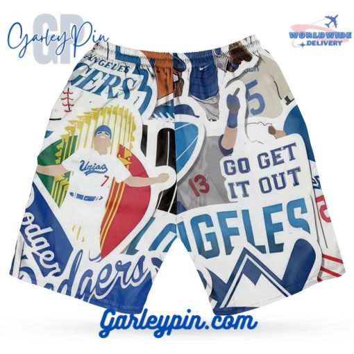 Los Angeles Dodgers Dynamic Emblem Hawaiian Set