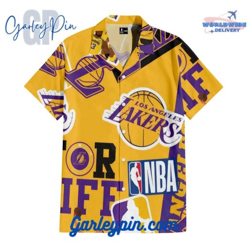 Los Angeles Lakers Team Hawaiian Set