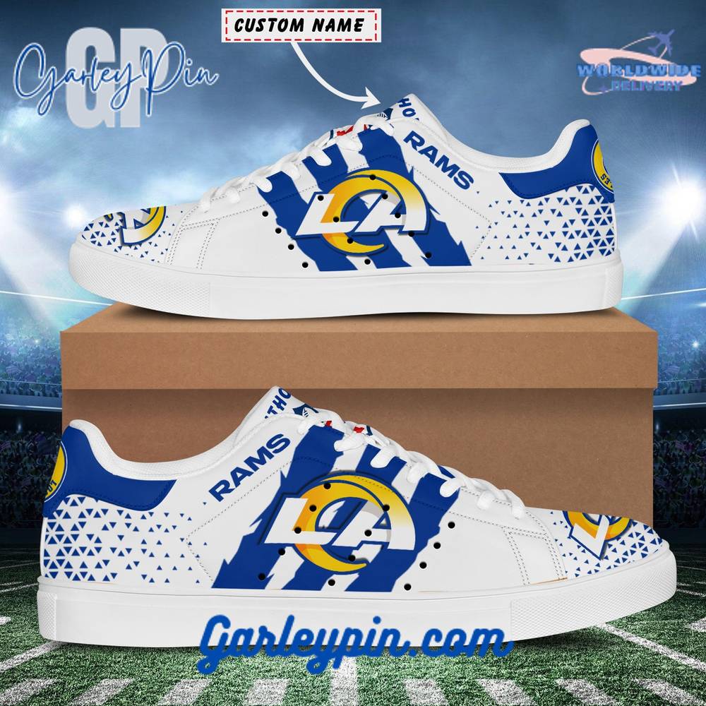 Los Angeles Rams Custom Name Stan Smith Shoes
