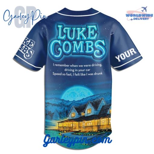 Luke Combs Custom Name Baseball Jersey