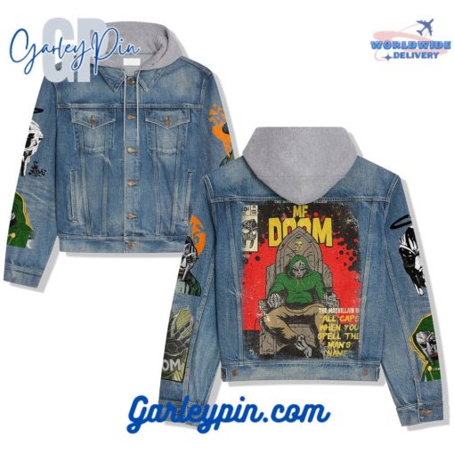 MF Doom All Caps Denim Jacket