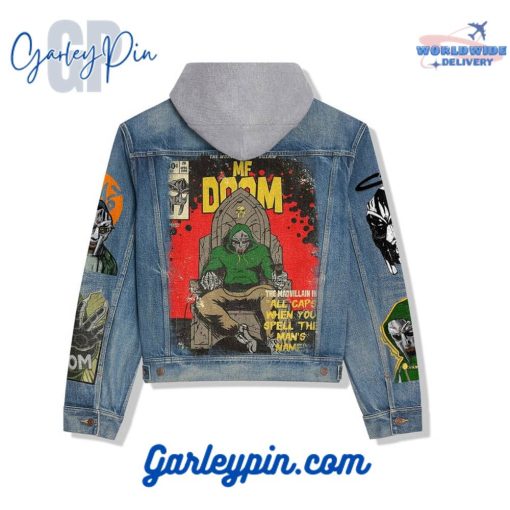 MF Doom All Caps Denim Jacket