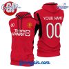 Manchester United Away Kits Custom Name Sleeveless Hoodie