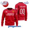 Manchester United Away Kits Custom Name Sweater