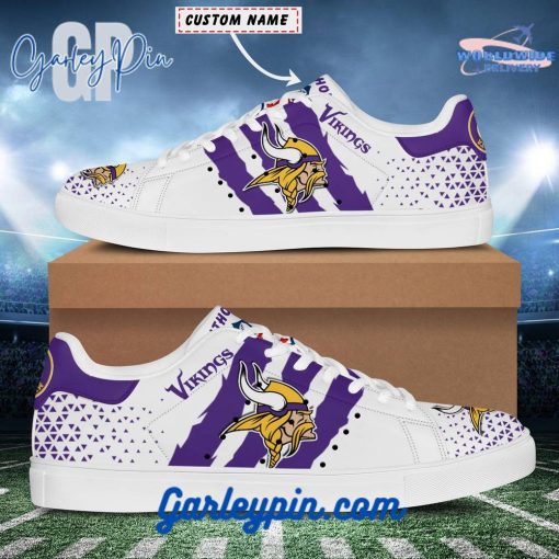 Minnesota Vikings Custom Name Stan Smith Shoes