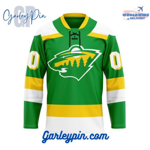 Minnesota Wild Custom Name Reverse Retro Hockey Jersey