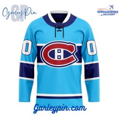 Montreal Canadiens Custom Name Reverse Retro Hockey Jersey