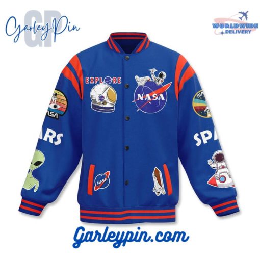 NASA Explore Space Baseball Jacket