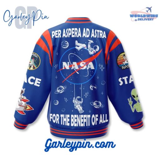 NASA Explore Space Baseball Jacket