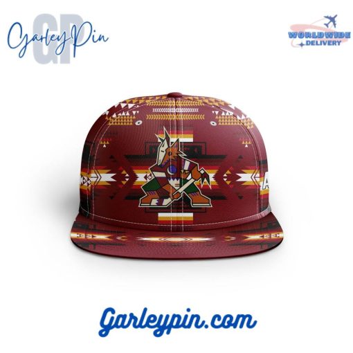 NHL Arizona Coyotes With Native Pattern Design Snapback