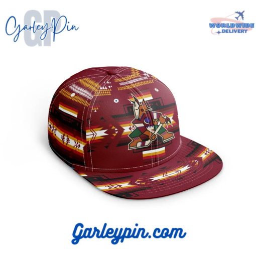 NHL Arizona Coyotes With Native Pattern Design Snapback