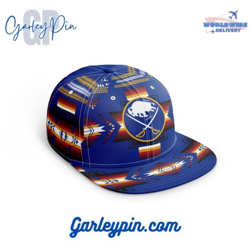 NHL Buffalo Sabres With Native Pattern Design Snapback