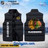 NHL Boston Bruins Hockey Custom Name Sleeveless Puffer Jacket