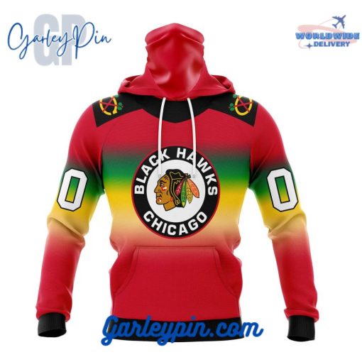 NHL Chicago Blackhawks Retro Gradient Hoodie