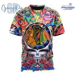 NHL Chicago Blackhawks x Grateful Dead T shirt