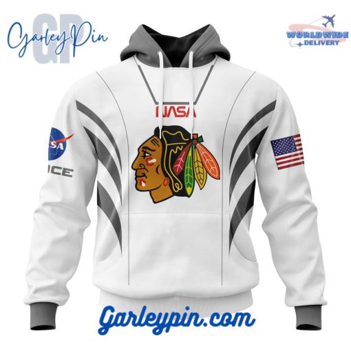 NHL Chicago Blackhawks x Space Force NASA Astronaut Hoodie