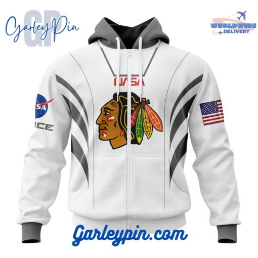 NHL Chicago Blackhawks x Space Force NASA Astronaut Hoodie