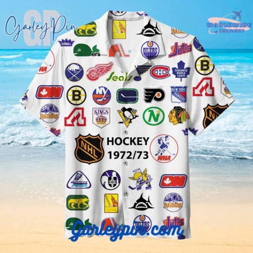 NHL Team Hockey 1972-73 Hawaiian Shirt