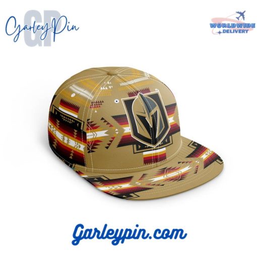 NHL Vegas Golden Knights With Native Pattern Design Snapback