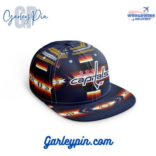 NHL Washington Capitals With Native Pattern Design Snapback