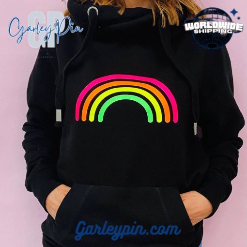 Neon Marl Black Hoodie