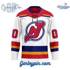 New Jersey Devils Custom Name Reverse Retro Hockey Jersey