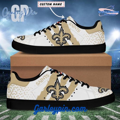 New Orleans Saints Custom Name Stan Smith Shoes