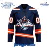 New York Rangers Custom Name Reverse Retro Hockey Jersey