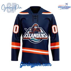 New York Islanders Custom Name Reverse Retro Hockey Jersey