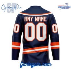 New York Islanders Custom Name Reverse Retro Hockey Jersey